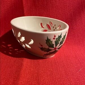 Festive Lenox Holiday Candy Dish